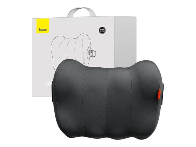 Hedvábný polštářek pod opěrku hlavy do auta Baseus řady ComfortRide (černý)