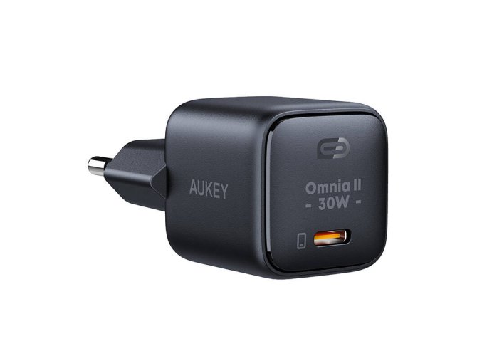 Nástěnná nabíječka Aukey PA-B1L, USB-C, 30 W (černá)