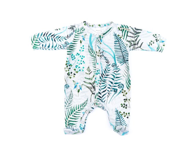 BABY 01341 Dětský župan s dlouhým rukávem Ferns 56/62