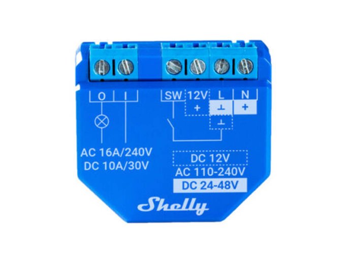 WiFi Smart Switch Shelly, 1 channel 16A