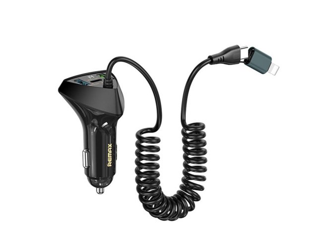 Cabled car charger Remax RCC328 20V+22,5W PD+QC