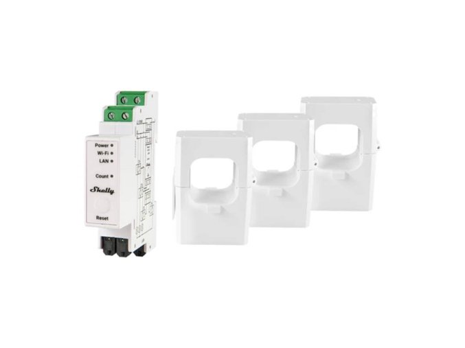 2-phase Energy Meter Shelly PRO 3EM 400A Wi-Fi