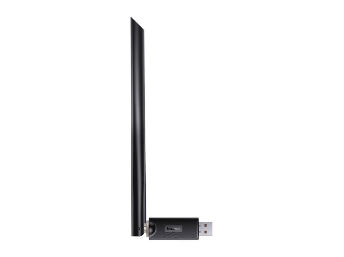 Baseus FastJoy adapter Wi-Fi with antenna, 150Mbps (black)