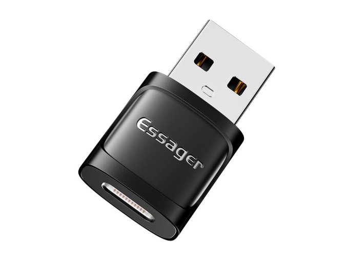 Adapter OTG USB-C female to USB 3.0 male Essager (black)