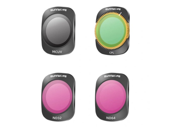 4 filters MCUV CPL ND32/64 Sunnylife for Pocket 3