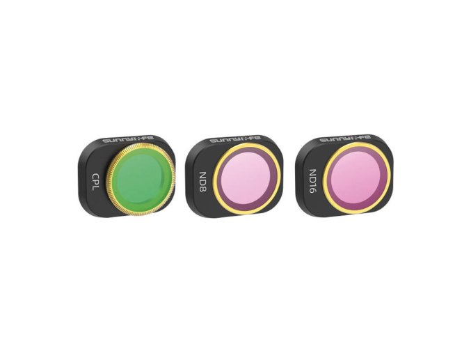 3 Lens Filters CP, ND8, 16 Sunnylife for DJI MINI 4 PRO