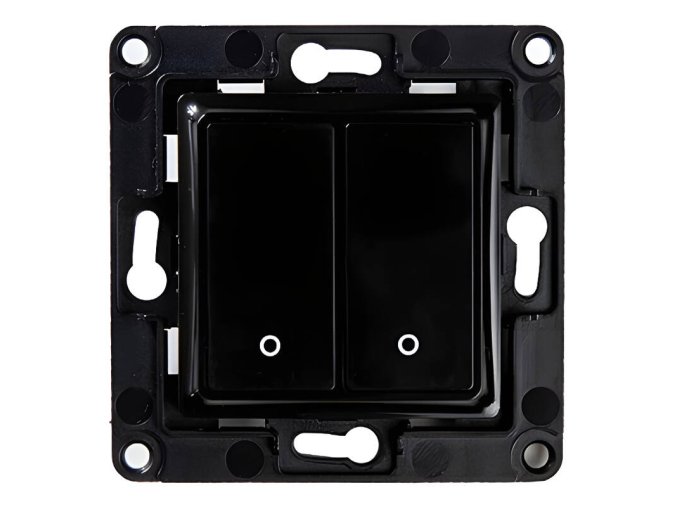 Shelly wall switch 2 button (black)