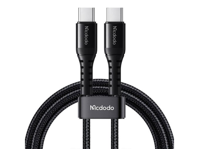 Cable USB-C to USB-C Mcdodo CA-5640, 60W, 0.2m (black)