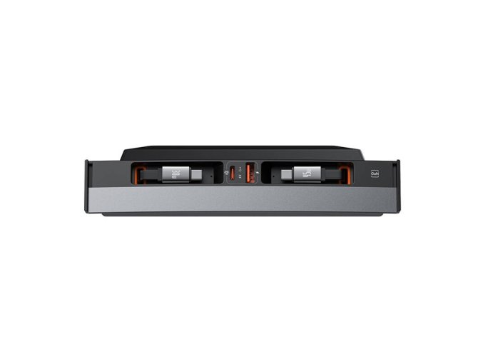 Hub Baseus T-Space with USB-C to USB-C cables for Tesla Cars (black)