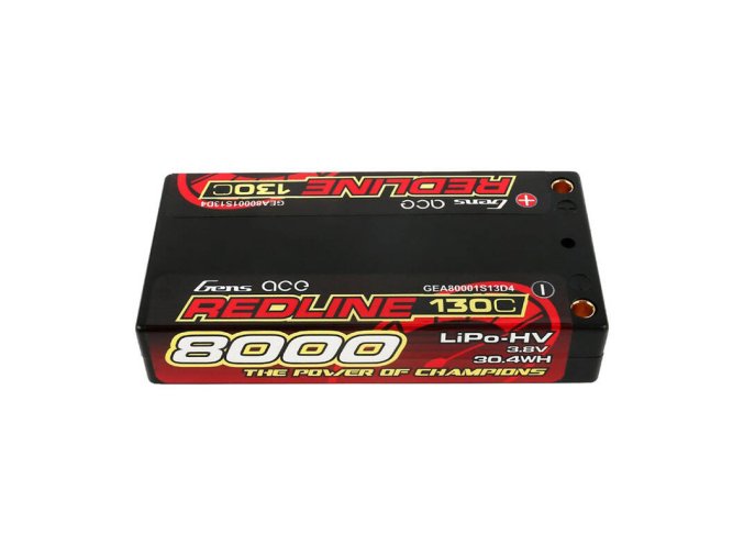 Lipo Battery GENS ACE 8000mAh 3.8V 1S2P 130C