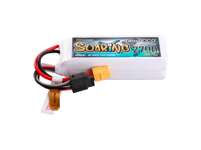 Gens ace G-Tech Soaring 2700mAh 14.8V 30C 4S1P LiPo XT60