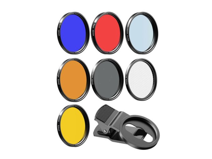 Mobile filter lens kit APEXEL APL-52UV-7F 52mm 7in1