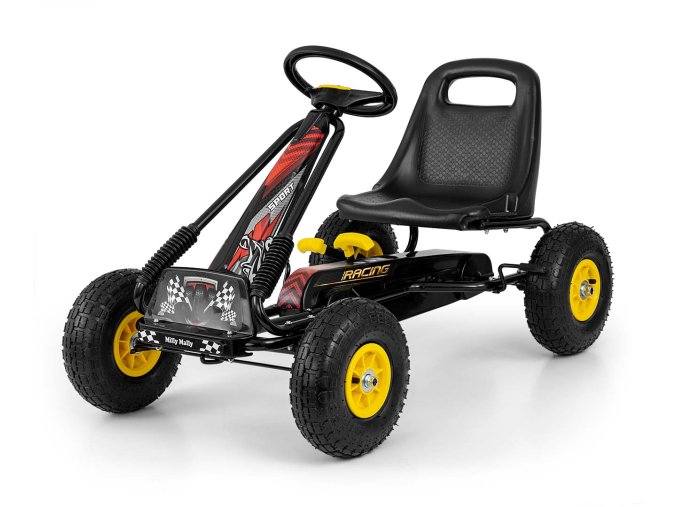 MILLY MALLY Gokart na pedały Thor Black