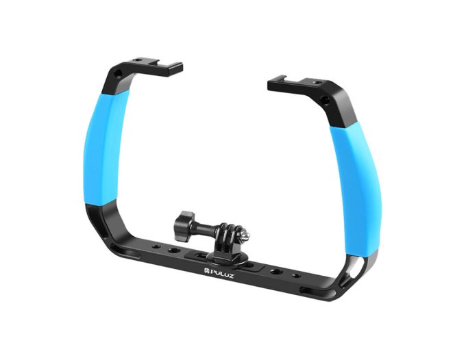 Underwater Diving Rig PULUZ for Action Cameras (Blue)