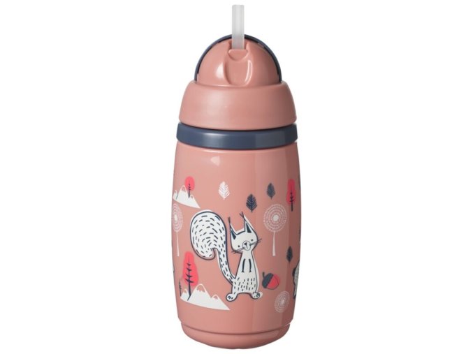 TOMMEE TIPPEE TTP447825 Bidon ze słomką Superstar 266ml różowy