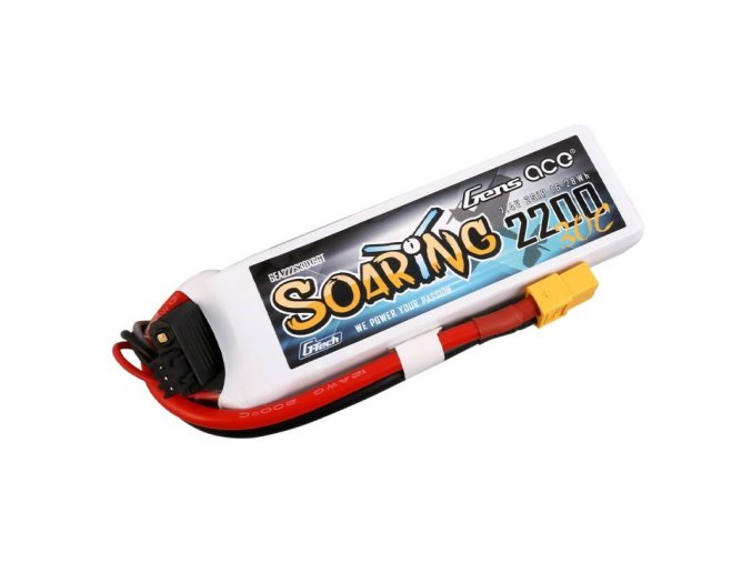 Gens ace G-Tech Soaring 2200mAh 11.1V 30C 3S1P Lipo Battery