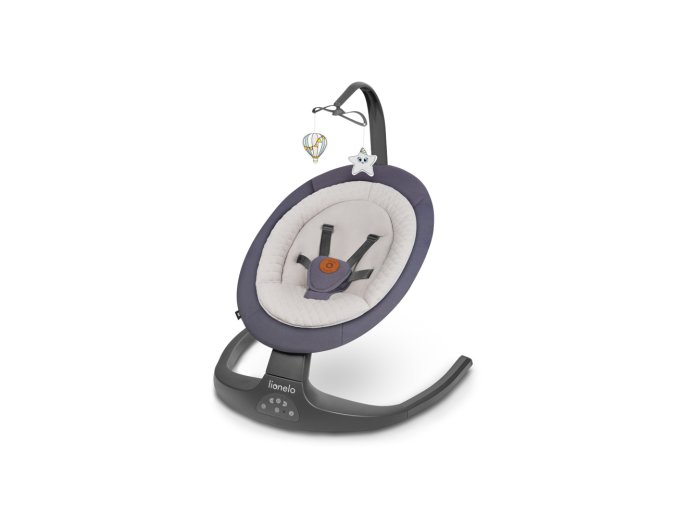 LIONELO Bujaczek leżaczek Ralf Grey Graphite