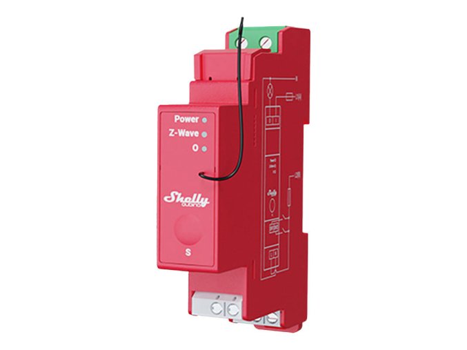 1-channel DIN rail relay with energy measurement Shelly Qubino Pro 1PM