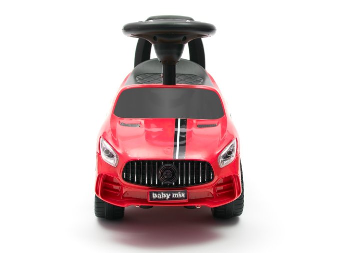 BABY MIX 45834 Dziecięcy jeździk z dźwiękiem RACER czerwony