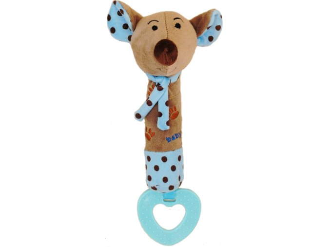 BABY MIX STK-16058 B Modré chrastítko pro myši 26901