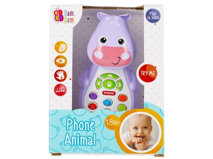 BAM BAM 499231 Muzyczny telefonik Hippo