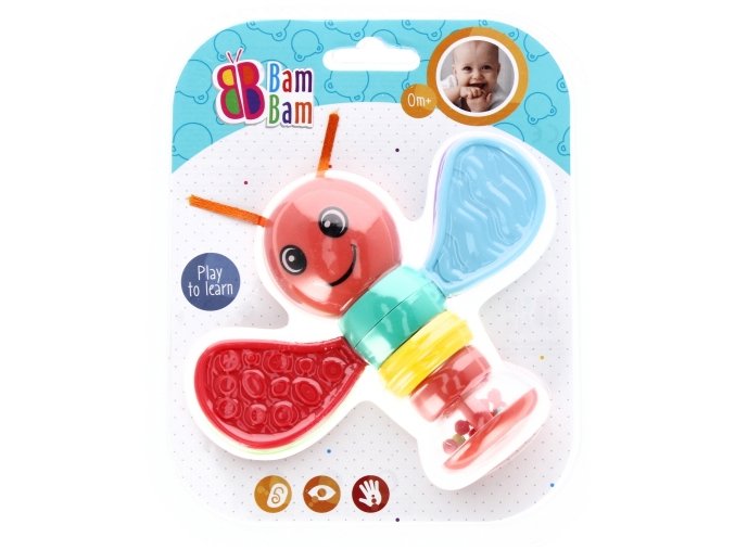BAM BAM 515060 Grzechotka Pszczółka