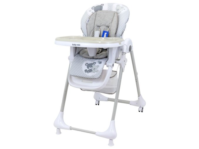BABY MIX UR-YQ-B003S Kojenecká židle šedá 39507