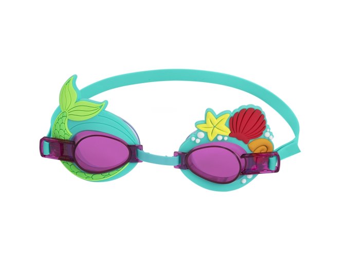 BESTWAY 21080 Okulary do pływania AquaPals Syrenka