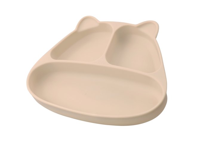 Mombella 01513 Talerzyk  z Przyssawką Panda Light  Brown