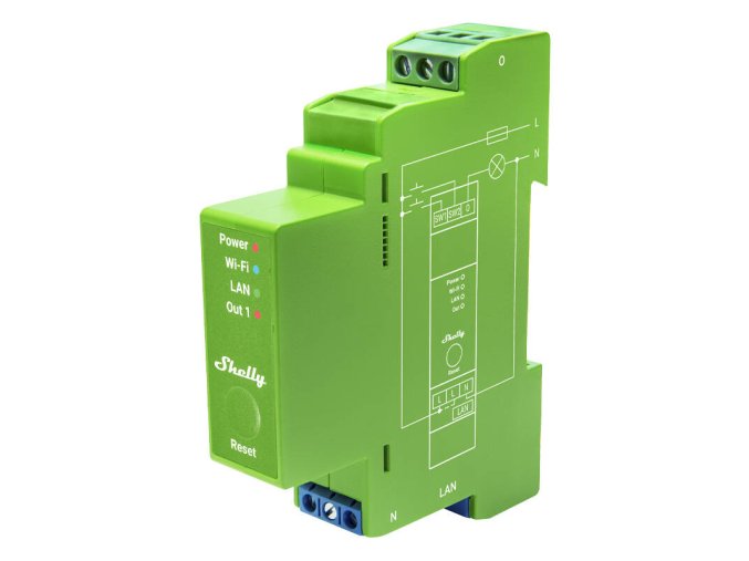 DIN Rail Smart Switch Shelly Pro Dimmer , 1 channels