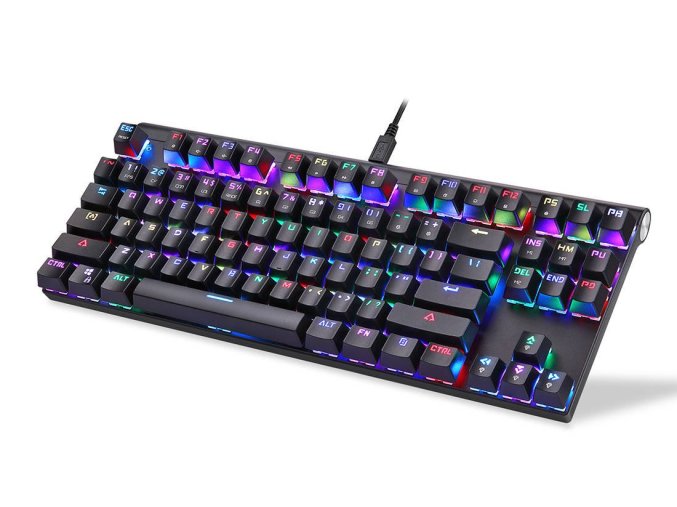 Mechanical gaming keyboard Motospeed CK101 RGB (black)