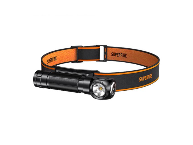 Čelovka 2 v 1 Superfire TH04, 600 lm, USB-C
