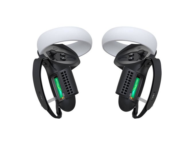 Controller Grip with Battery Door Kiwi Design Q1 PRO-2.2 for Meta Quest 2 Black
