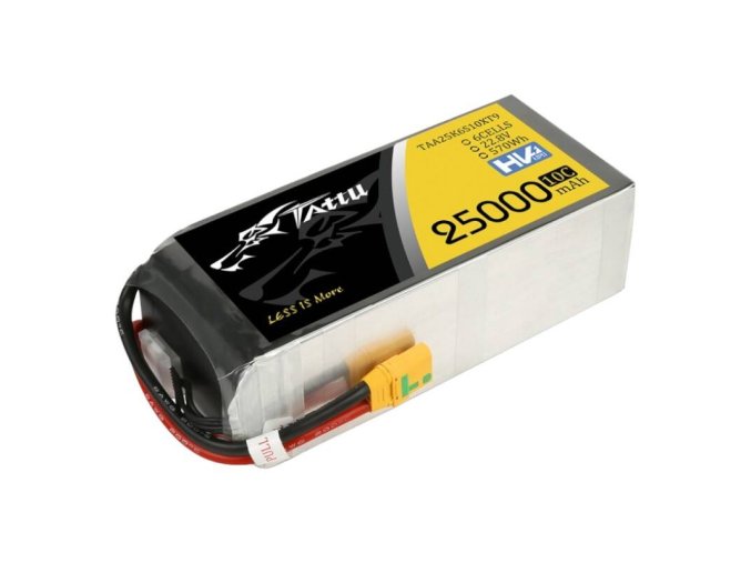 Tattu 25000mAh 22.8V 10C 6S1P Lipo Battery Pack With XT90-S