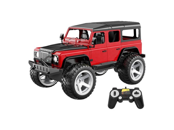 RC remote control car 1:14 Double Eagle (red) Land Rover Defender E362-003