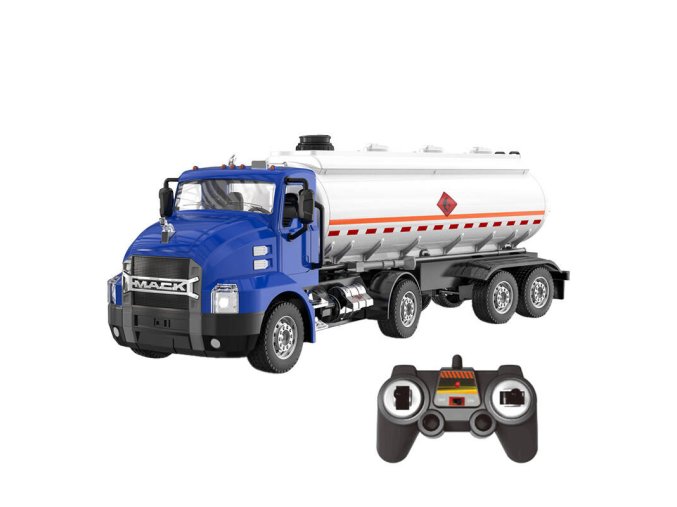 Remote-controlled car 1:26 Double Eagle (blue) (Oil Tank) E582-003