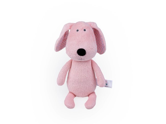 BALIBAZOO BB 81991 Pes na mazlení růžový 28cm