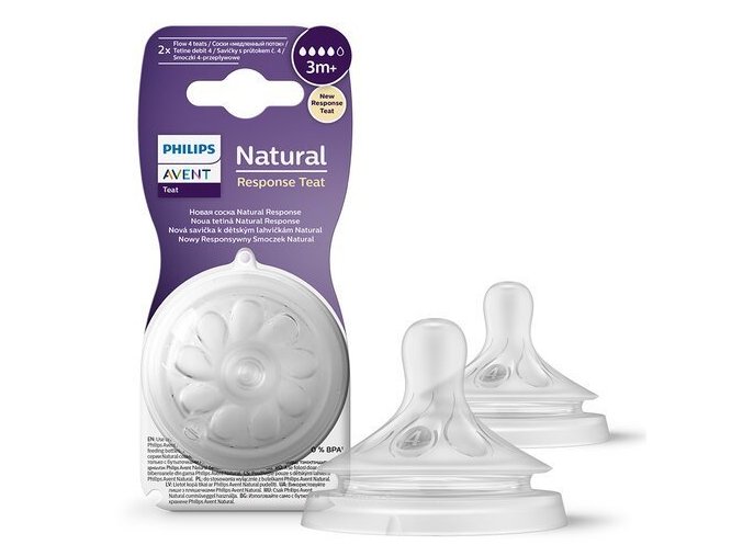 AVENT SCY903/01+ SCY964/02 Zestaw Butelka + smoczek