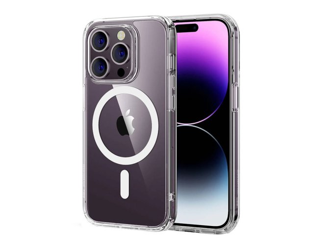 ESR Classic Hybrid Case pro iPhone 14 Pro Max, Magsafe (čiré)