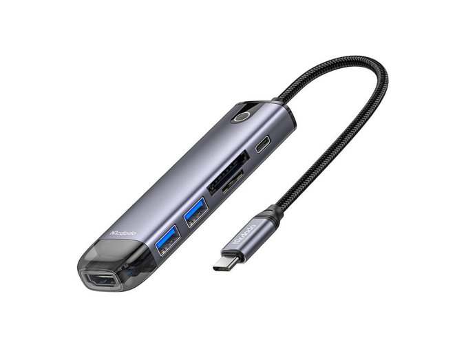 Mcdodo HU-7420 10-in-1 USB-C Hub (USB-C, HDMI, VGA, USB3.0*2, USB3.0*2, SD, TF)