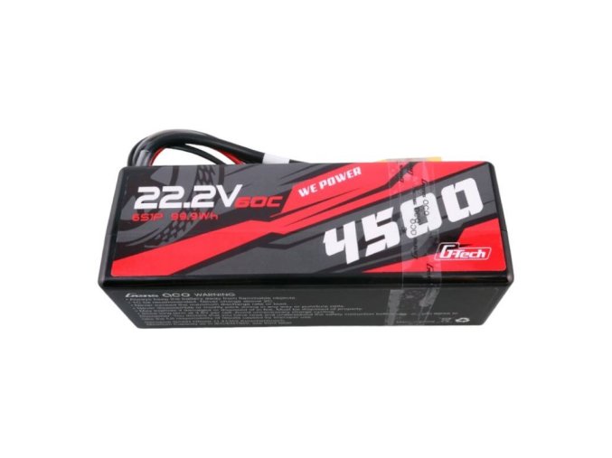 Gens ace G-Tech 4500mAh 6S1P 22.2V 60C HardCase RC car Lipo Battery 14#