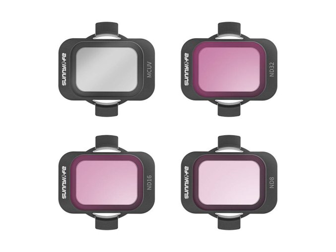 Set of 4 filters Sunnylife MCUV, ND8/16/32 for DJI Avata 2