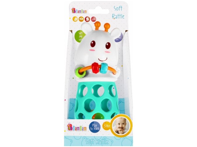 BAM BAM 466606 Měkké chrastítko pro krávy