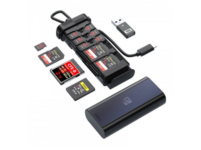 Pro card reader FREEWELL CF A/B, SD, TF