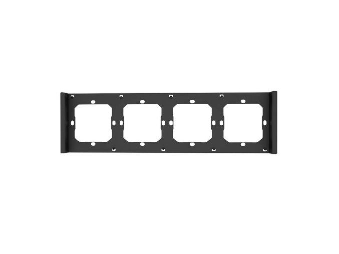 Frame for switch M5 80 quadruple 4-fold SONOFF M5-4C-80-F (graphite/black)
