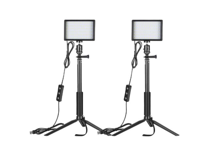 Kit Neewer ZC-10S two lamps LED + filters + tripods