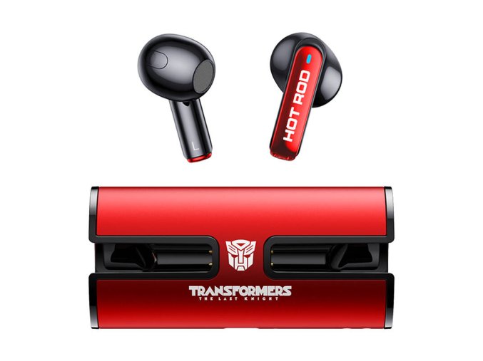 TWS Transformers TF-T02 headphones (red)
