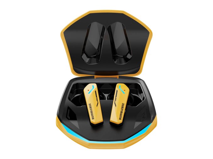 TWS Transformers TF-T10 headphones (yellow)