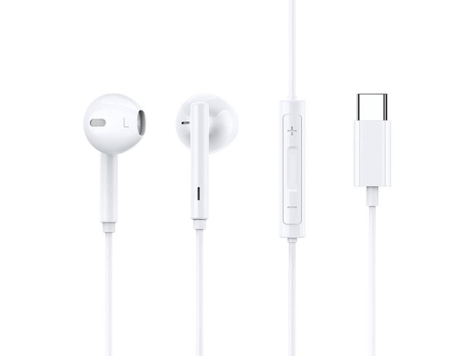 Mcdodo HP-7500 wired headphones, USB-C (white)