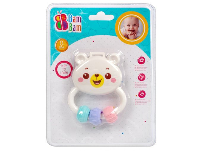 BAM BAM 414225 Grzechotka miś